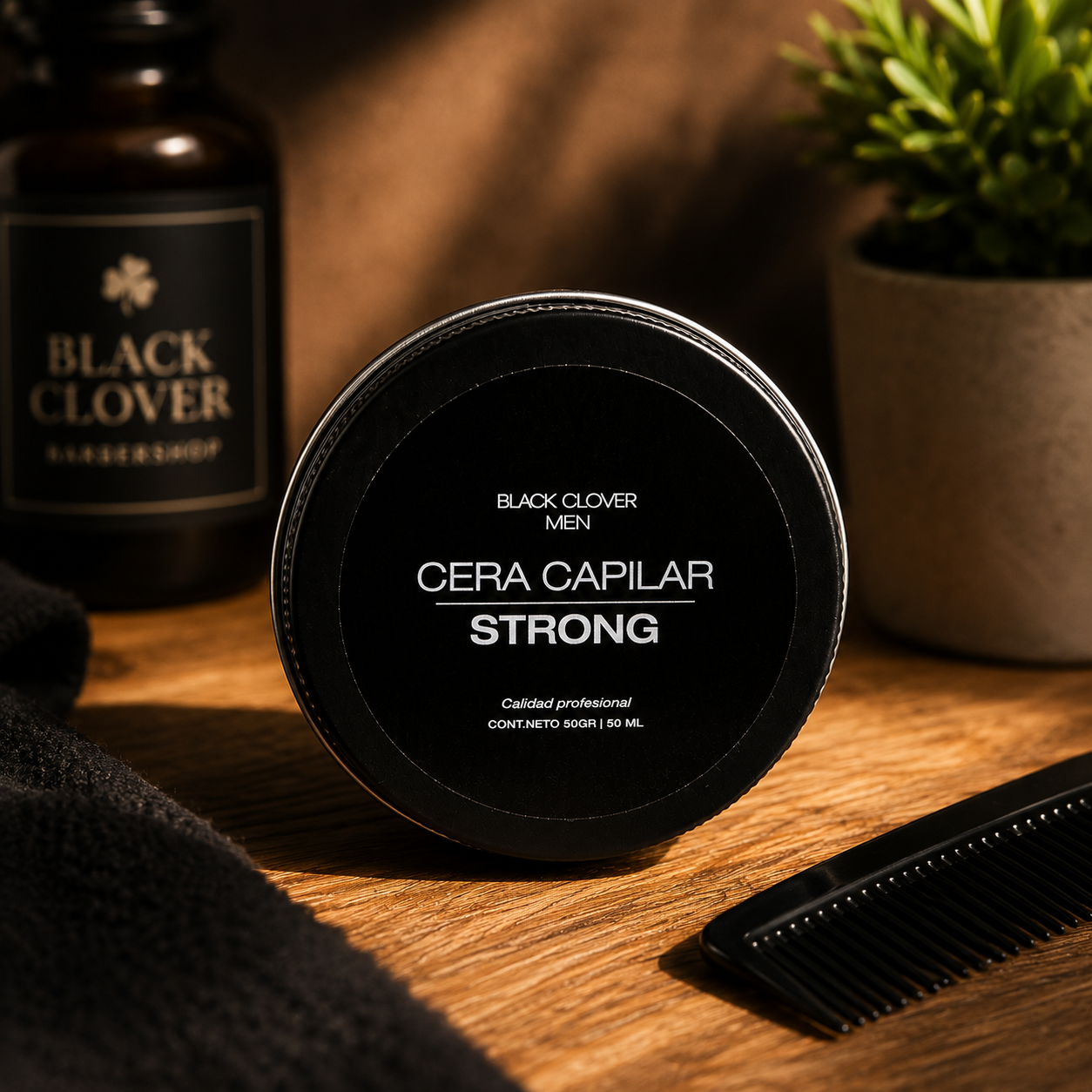 Cera Capilar Strong  – Fijación Alta y Acabado Mate