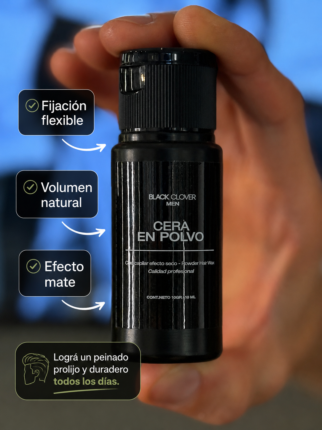 Cera en Polvo  – Volumen y Fijación Natural